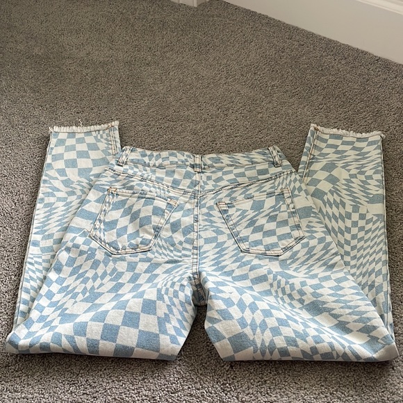 Checkered Tinseltown High Rise Jeans - Picture 5 of 7